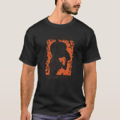 Dead but inside caffeinated scary creepy pumpkin   tシャツ (正面)