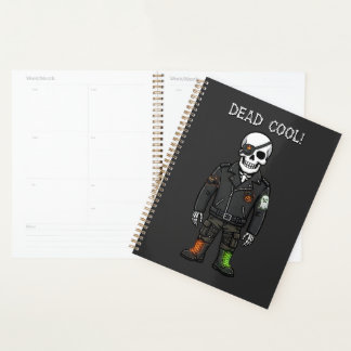 Dead Cool Skeleton Biker | ハロウィン プランナー手帳