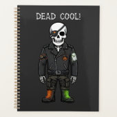 Dead Cool Skeleton Biker | ハロウィン プランナー手帳 (正面)