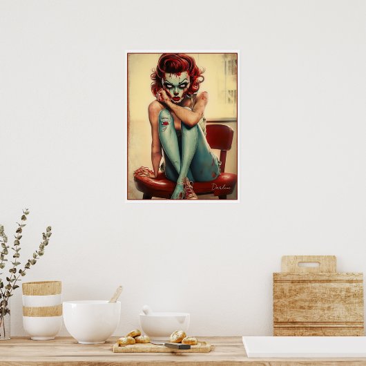 Dead, Dreamy, and Dangerously Darling: Darlene ポスター (キッチン)