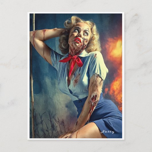 Dead, Dreamy, and Dangerously Darling: Natty ポストカード (正面)