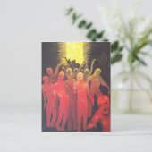 Dead End Zombie Hoardダークホラーアートポストカード ポストカード (スタンド正面)