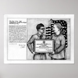 Dead Eye Poster of Vannak and Hillary Clinton 1 ポスター