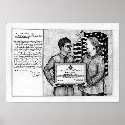 Dead Eye Poster of Vannak and Hillary Clinton 1 ポスター (正面)