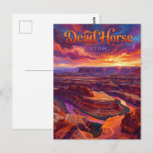 Dead Horse Point Utah ポストカード (正面/裏面)