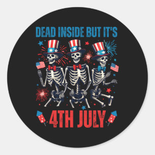 Dead Insideが7月4日踊りスケルトンU ラウンドシール