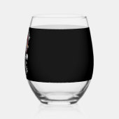 Dead InsideがAFクリスマスギフトすてきスケルトン ステムなしワイングラス (右)