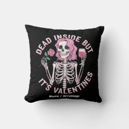 Dead Insideだがバレンタインのロマンチックおもしろいさ クッション