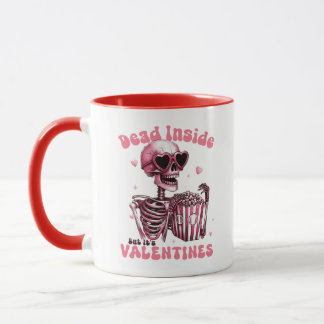 Dead InsideだがIt's Valentineおもしろマグカップ マグカップ