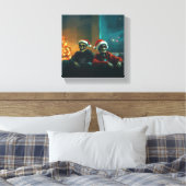 Dead Inside... But It’s Christmas キャンバスプリント (インサイチュ (寝室))