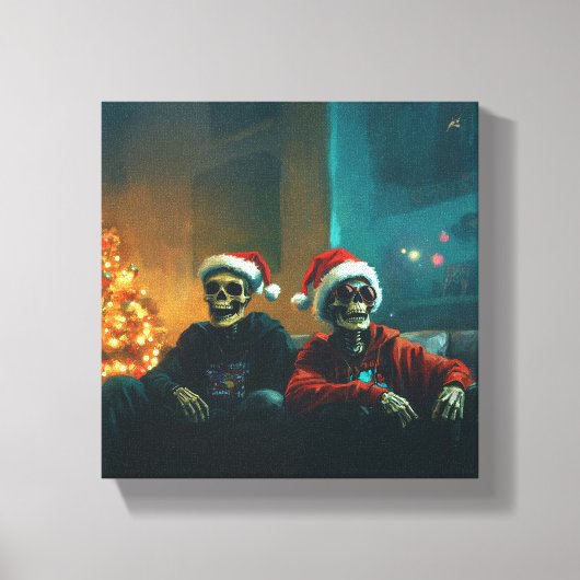 Dead Inside... But It’s Christmas キャンバスプリント (正面)