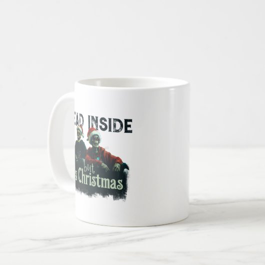 Dead Inside... But It’s Christmas コーヒーマグカップ (正面左)