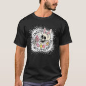 Dead Inside But It s Easter Day  Bunny Skeleton Hu Tシャツ (正面)