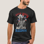 Dead Inside But It s Freedom American 4th Of July Tシャツ (正面)