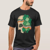 Dead Inside But Lucky Skull Patrick's Day Costume Tシャツ (正面)