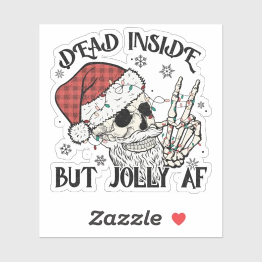 Dead Inside Christmas Sticker シール (シート)