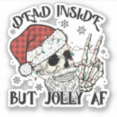 Dead Inside Christmas Sticker シール (正面)