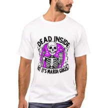 "Dead Inside" Mardi Gras -カーニバルスケルトン