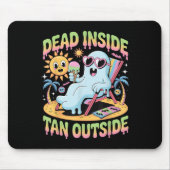 Dead Inside Tan Outside Funny Ghost Summerween _1 マウスパッド (正面)