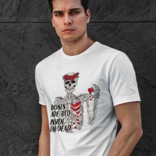 Dead Inside Valentineの日おもしろいTシャツ Tシャツ