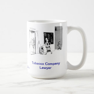Dead LawyerT?? Tobacco Company弁護士のコーヒー・マグ コーヒーマグカップ