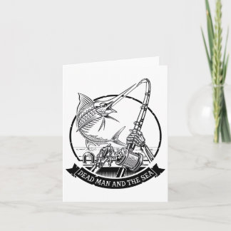 Dead Man And The Sea Dead Fish Skeleton Fishing  カード