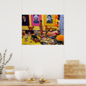 Dead Ofrenda Displayの日 ポスター (キッチン)