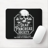 Dead Pancreas Societyシャツスカルおもしろい糖尿病A マウスパッド (マウス)