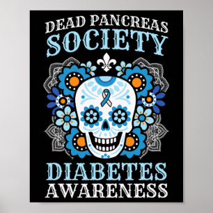 Dead Pancreas Society糖尿病認識度糖Sku ポスター