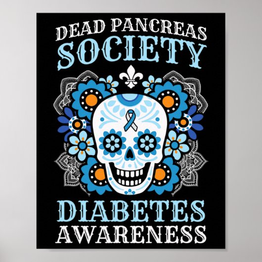 Dead Pancreas Society糖尿病認識度糖Sku ポスター (正面)