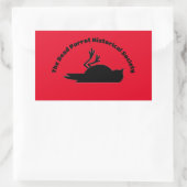 Dead Parrot Historical Society – ステッカー2 長方形シール (バッグ)