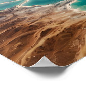 Dead Sea landscape Israel ポスター (角)