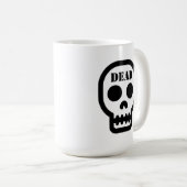 Dead Skull Classic Coffee Mug コーヒーマグカップ (正面右)