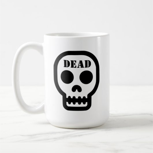 Dead Skull Classic Coffee Mug コーヒーマグカップ (左)
