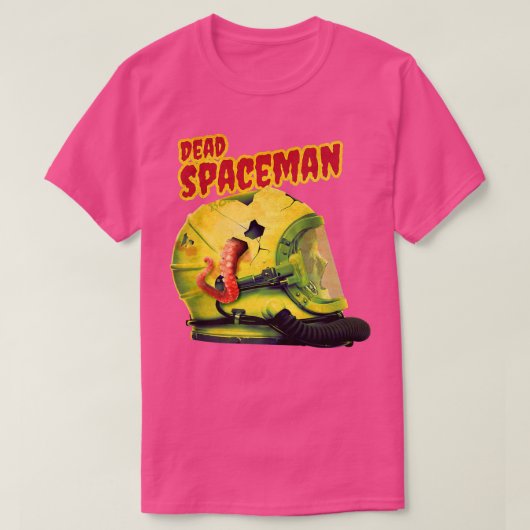 Dead Spaceman in Space Suit Space Astronaut  Tシャツ (デザイン正面)