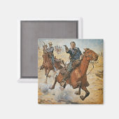 Dead Sure: 1870年代の米国騎兵部隊(co) マグネット (正面/裏面)