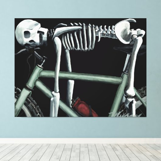 Dead Tired キャンバスプリント (インサイチュ (ウッドフロア))