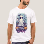 Dead Tired but Still Haunting – Funny Cute  Tシャツ (正面)