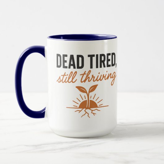 Dead Tired, Still Thriving | ハロウィン マグカップ (左)