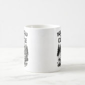 Dead Tired Without Coffee Skeleton Design コーヒーマグカップ (中央)