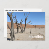 Dead Vlei、ナミビアはがき ポストカード (正面/裏面)