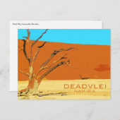 Dead Vlei、ナミビアはがき ポストカード (正面/裏面)