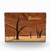 Dead Vlei Namibiaの景観写真と文字 フォトブロック (正面)