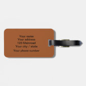 Dead Vlei Namibiaの景観写真と文字 ラゲッジタグ (裏面横)