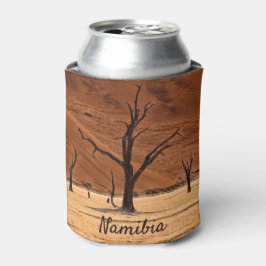 Dead Vlei Namibiaの景観写真と文字 缶クーラー