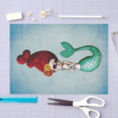 DeadCuteおよび美しい人魚の日 薄葉紙 (クラフト)