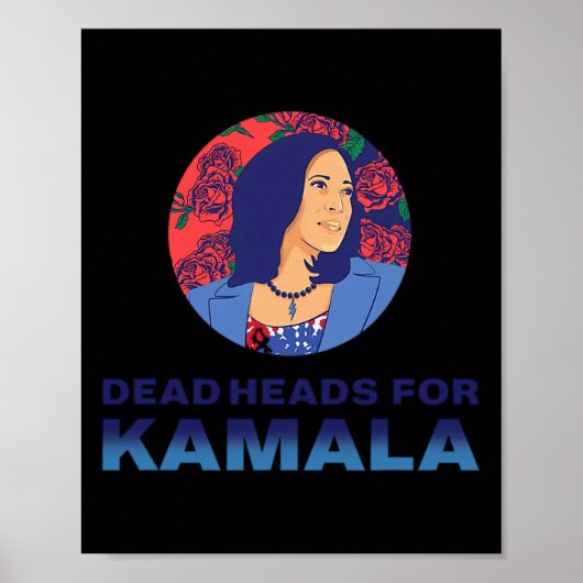 Deadheads For Kamala Vote Kamala Harris Wheimer 20 ポスター (正面)