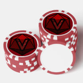 DEADLANDS – レッドチームトランプのポーカーチップ ポーカーチップ (積み重ね)