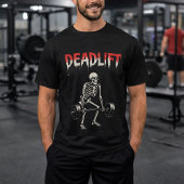 Deadlift Bodybuilding Skeleton - Lifting Gym Humor Tシャツ