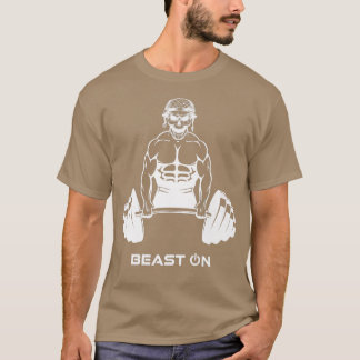 Deadlift SoldierBeast OnGymモチベーションフィットネス Tシャツ